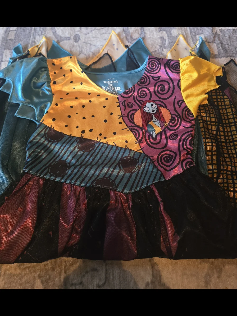 Disney Nightmare Before Christmas Sally Dress Girls Size 8